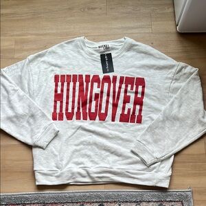 BUCKETLIST Women's White and Red Sweater